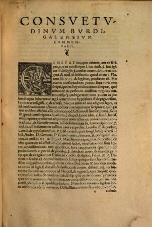 Arnoldi Ferroni Bvrdigalensis, Regii Consiliarii, In Consvetvdines Bvrdigalensivm Libri II