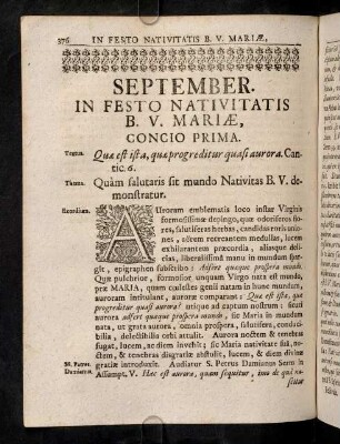 376-395, In Festo Nativitatis B. V. Mariae