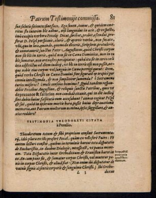 Testimonia Theodoreti Citata a Pezelio.