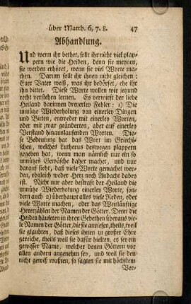 47-52, Abhandlung