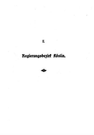 Regierungsbezirk Köslin