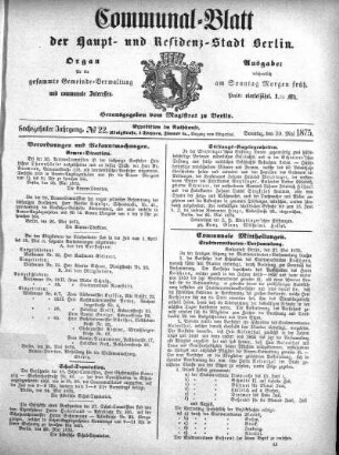 1875,22: No. 22, 30. Mai 1875