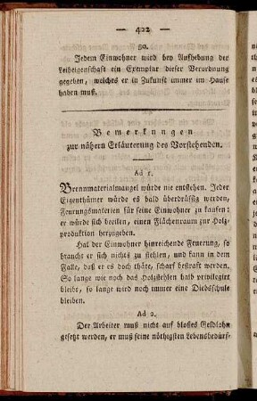 Bemerkungen zur nähern Erläuterung des Vorstehenden