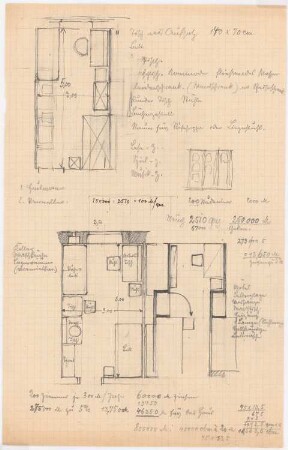 Möblierungsplan: Grundrisse
