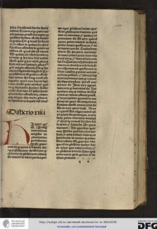 Hic queri opus est. Postquam determinavit magister de plenitudine perfectionis Christi quantum ad gratiam et scientiam, hic comparat perfectionem Christi secundum quod est homo ad perfectionem divinam...