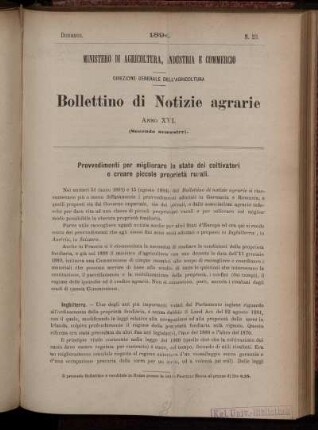 Dicembre. N. 23.