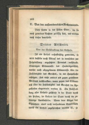 II. Von den ausserordentlichen Rechtsmitteln.