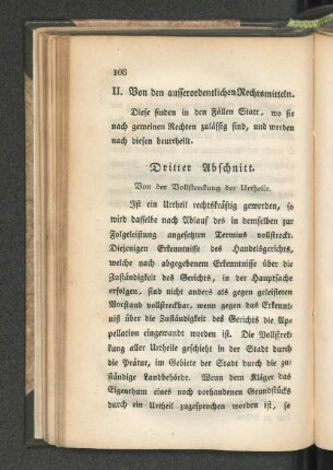 II. Von den ausserordentlichen Rechtsmitteln.
