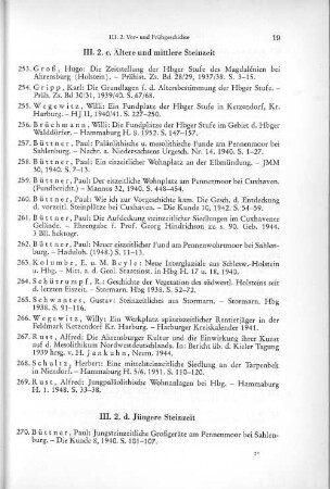 III.2.c. Ältere und mittlere Steinzeit