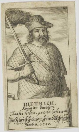 Bildnis des Dietrich, König der Sachsen