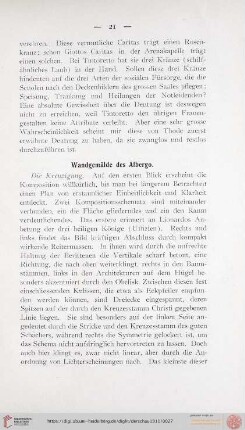 Wandgemälde des Albergo