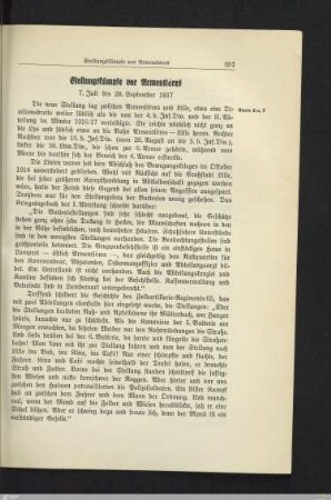 Stellungskämpfe vor Armentières