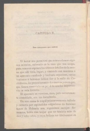 Capítulo II. - Dos corazones que sufren.