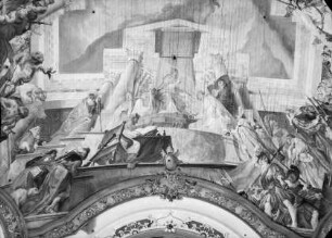 Szenen aus dem Leben des heiligen Norbert — Der Papst bestätigt die Ordensregel des Heiligen
