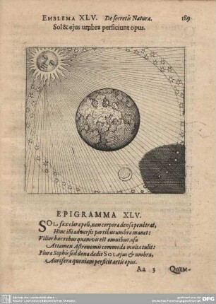 Emblema XLV. De secretis Naturae.