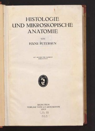 Histologie und mikroskopische Anatomie