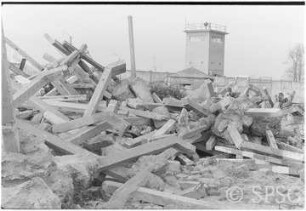 Mauerfall, Potsdam, Babelsberg, Grenzanlage.
