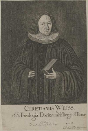 Bildnis des Christianus Weiss