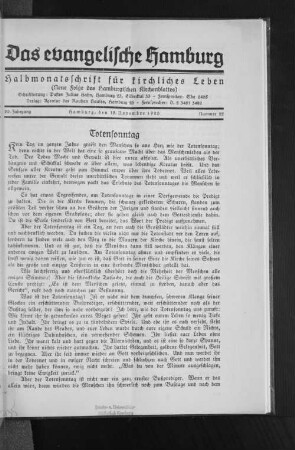 Totensonntag
