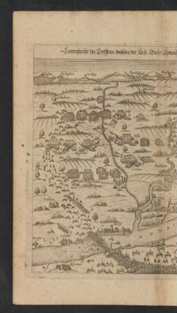 Contrafactur des Treffens zwischen der Kays: Bayr: Spanisch und Braunschwigen Armaden bey Höchst.