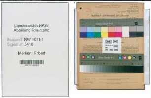 Entnazifizierung Robert Merken , geb. 08.05.1898 (KOhlenhaendler)