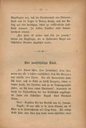 Der wohltätige Dieb
