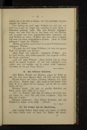 41. Ein kostbares Kräutlein.