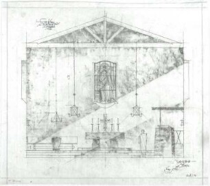 Gsaenger, Gustav; Amberg - Süd (Bayern); Ev. Erlöser Kirche - Altarwand (Ansicht)