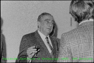 Besuch von Prof. Edward Teller (Senior Fellow, Hoover Institution, Stanford University) am Kernforschungszentrum Karlsruhe (KfK)
