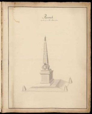 Pyramide derer 6. auf den Place d´Armes stunden