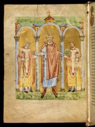 Pontifikale. Benediktionale (sogenanntes Pontifikale Heinrichs II.) - Staatsbibliothek Bamberg Msc.Lit.53