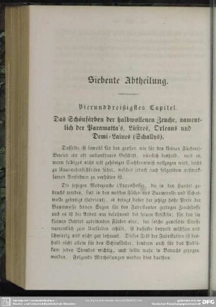 Siebente Abtheilung