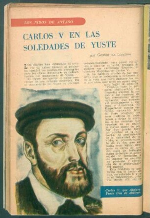 Carlos V en las soledades de Yuste