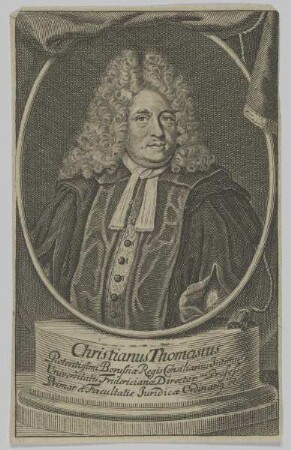 Bildnis des Christianus Thomasius