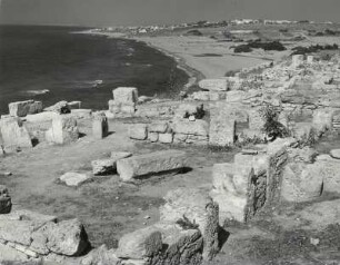 Das Ruinenfeld von Selinunt am Meer