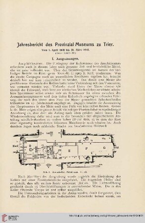Jahresbericht des Provinzial-Museums zu Trier : vom 1. April 1909 bis 31. März 1910