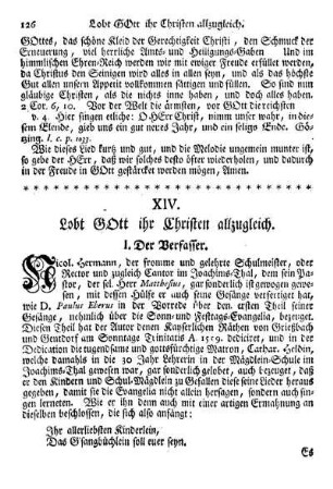 XIV. Lobt GOtt ihr Christen allzugleich.