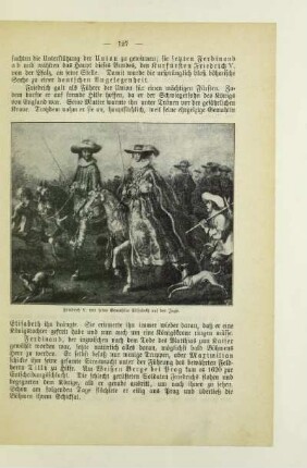 Friedrich V. und seine Gemahlin Elisabeth auf der Jagd