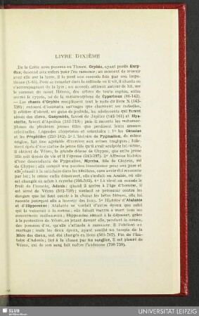 Livre dixième (X)