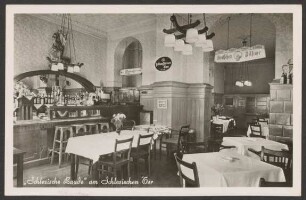 Ansichtskarte Restaurant "Schlesische Baude", Schlesische Straße 6 [2/2]