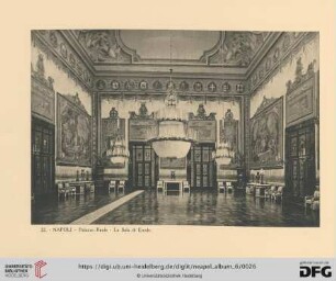 22.- Napoli - Palazzo Reale - La Sala di Ercole