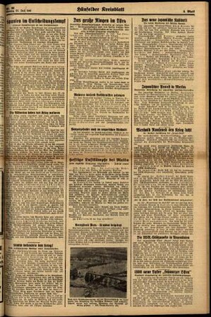 Zweite Ausgabe vom Montag, den 21. Juli 1941.