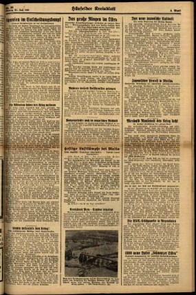 Zweite Ausgabe vom Montag, den 21. Juli 1941.