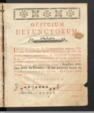 Officium Defunctorum,