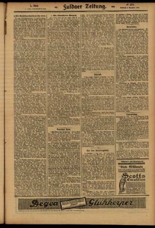 Dritte Ausgabe vom Mittwoch, den 03. Dezember 1913.