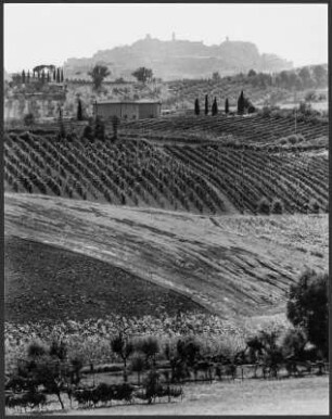 Landschaft mit Landhaus bei Montepulciano