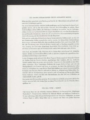 DER FALL PIPER - MARLE