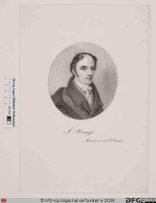Bildnis Johann (Baptist) "Vater" Strauss