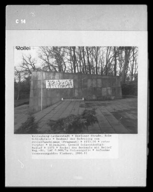Denkmal der Befreiung vom Hitlerfaschismus — Relief