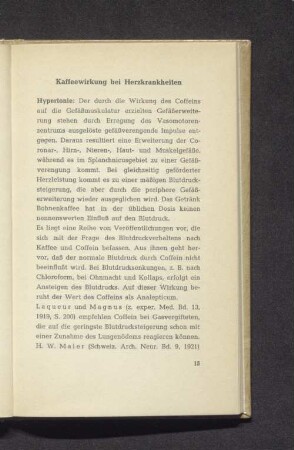 Kaffeewirkung bei Herzkrankheiten